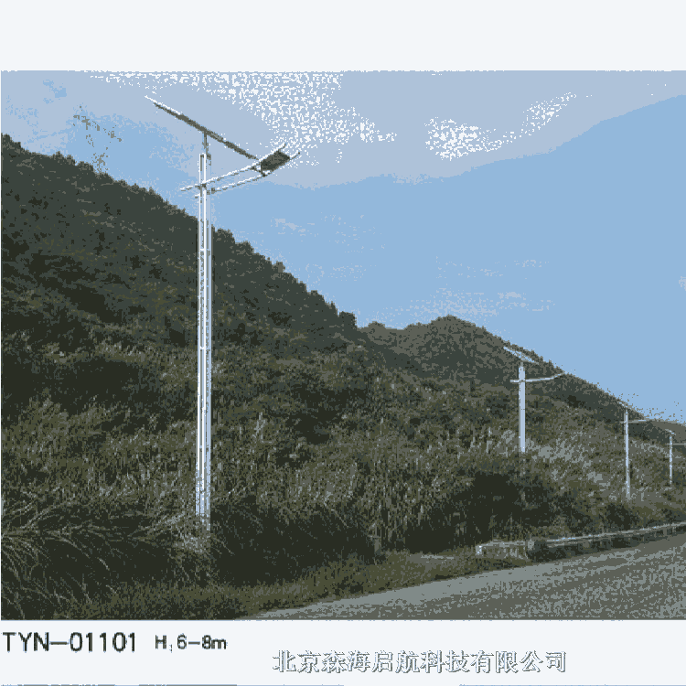 市電路燈 陜西8米路燈施工案例 照明燈具實物圖片 